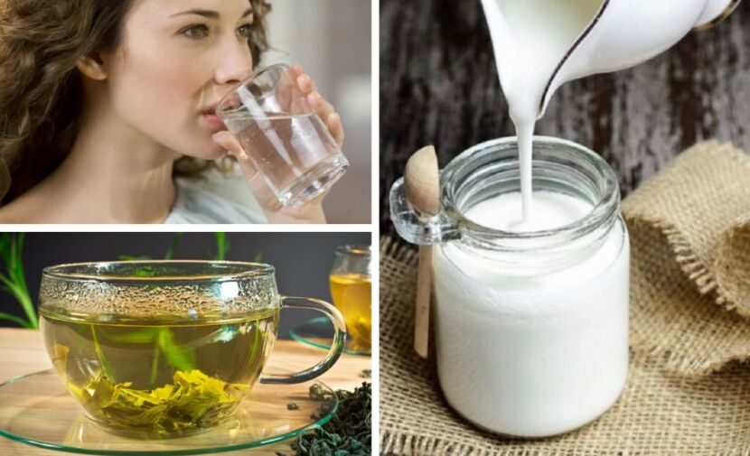Drink in a diet