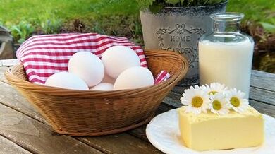 The rules of sitting in a protein diet