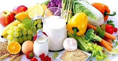 Features of feeding for gout